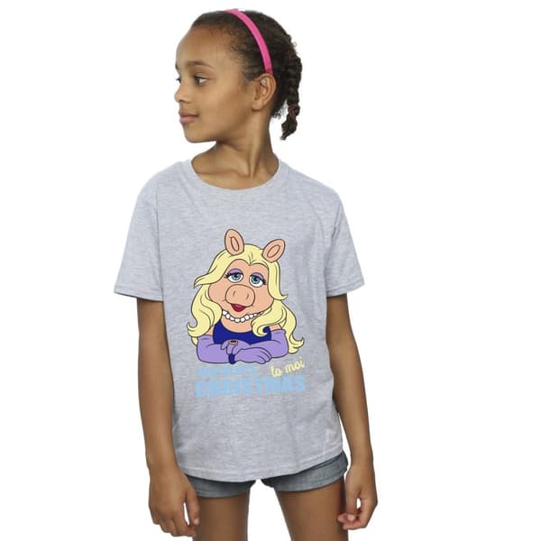 Disney Girls Muppets Miss Piggy Queen of Holidays Cotton T-Shirt