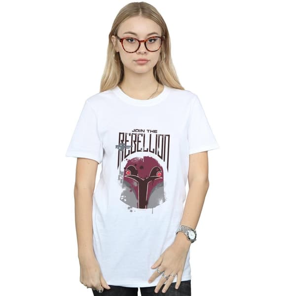 Star Wars Womens/Ladies Rebels Rebellion Cotton Boyfriend T-Shirt