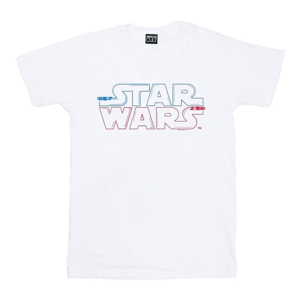 Star Wars Girls Lightsaber Logo Cotton T-Shirt