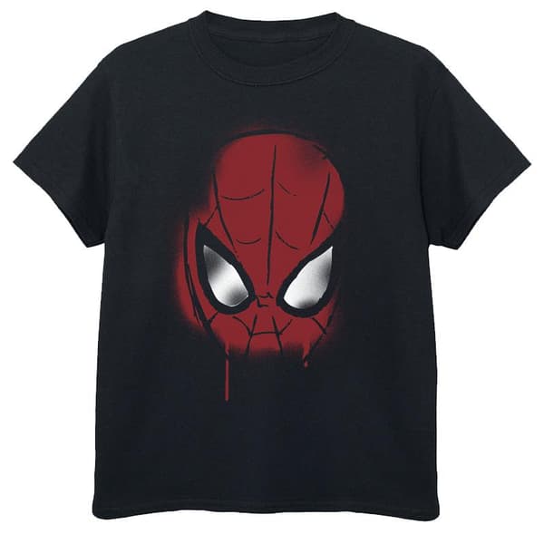 Marvel Pojkar - Spider-Man Face Sketch T-shirt
