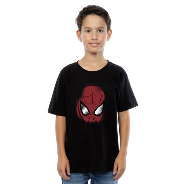 Marvel Pojkar - Spider-Man Face Sketch T-shirt