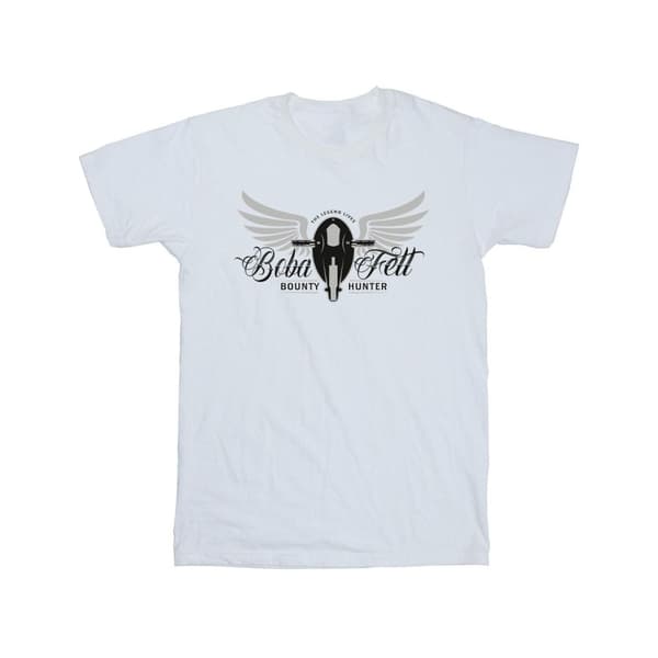 Star Wars Girls The Book Of Boba Fett Legend Lives Ship Crest T-shirt i bomull