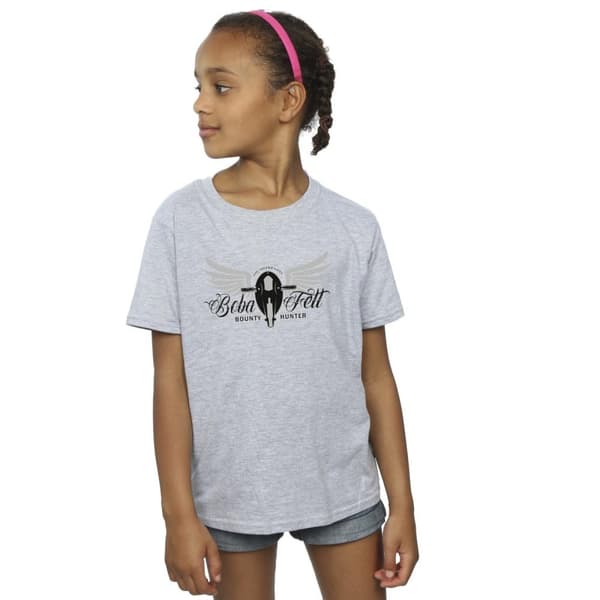 Star Wars Girls The Book Of Boba Fett Legend Lives Ship Crest T-shirt i bomull