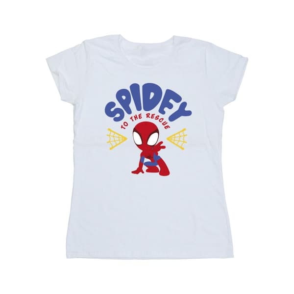 Marvel Dam/Tjej Spidey And His Amazing Friends Rescue T-shirt i bomull