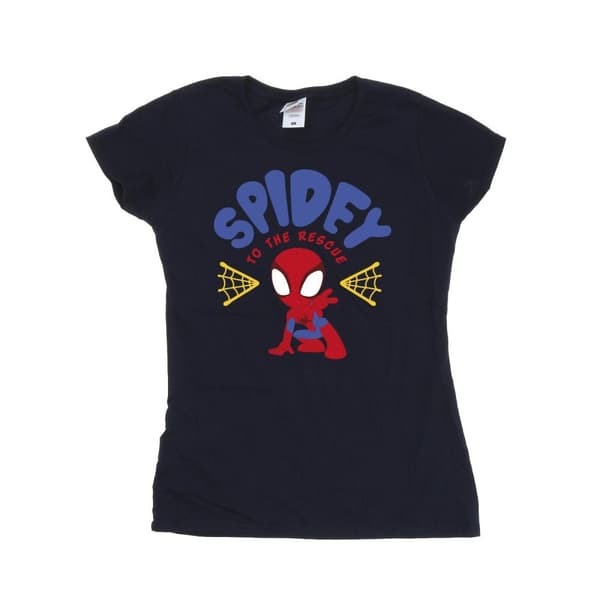 Marvel Dam/Tjej Spidey And His Amazing Friends Rescue T-shirt i bomull