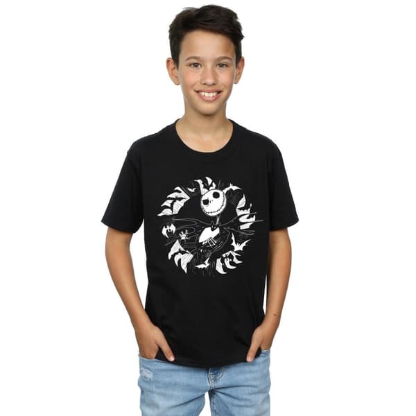 Disney Pojkar - Nightmare Before Christmas Jack Bat Circle T-shirt