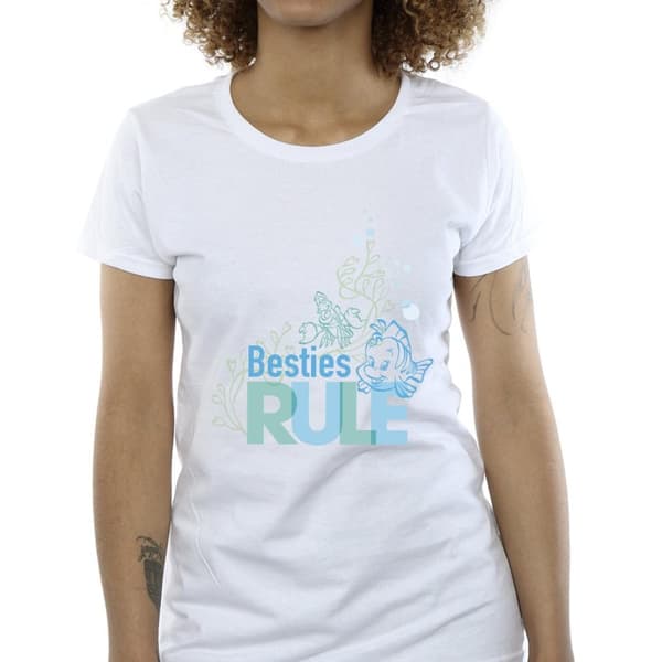 Disney Womens/Ladies The Little Mermaid Besties Cotton T-Shirt