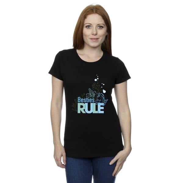 Disney Womens/Ladies The Little Mermaid Besties Cotton T-Shirt