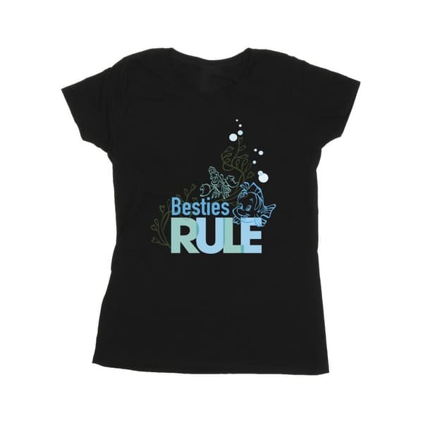Disney Womens/Ladies The Little Mermaid Besties Cotton T-Shirt
