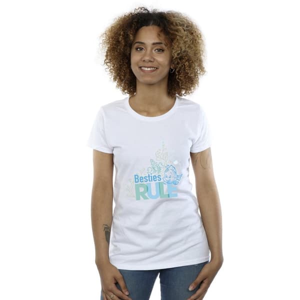 Disney Womens/Ladies The Little Mermaid Besties Cotton T-Shirt