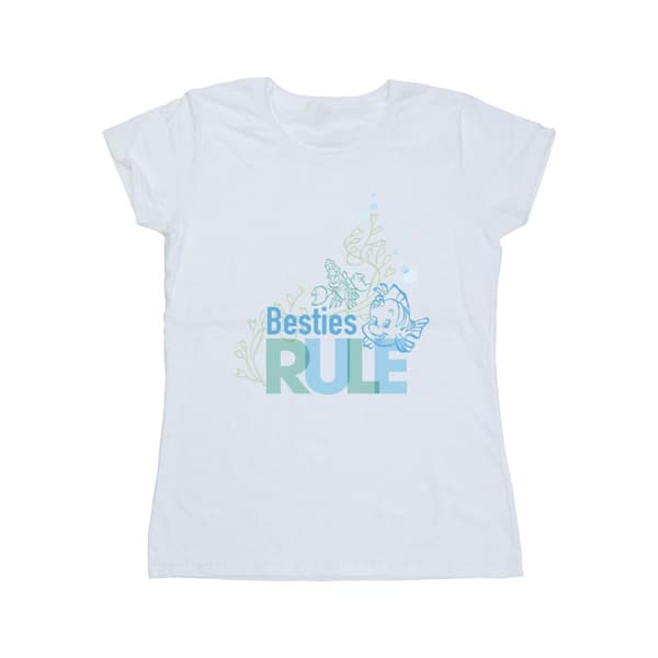 Disney Womens/Ladies The Little Mermaid Besties Cotton T-Shirt