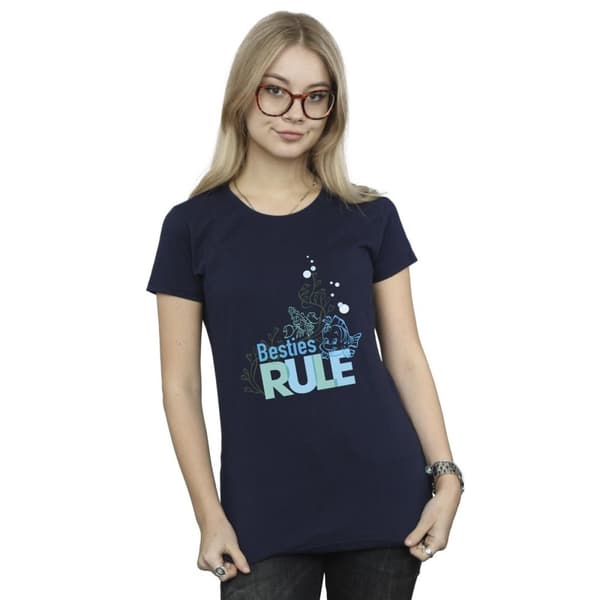 Disney Womens/Ladies The Little Mermaid Besties Cotton T-Shirt