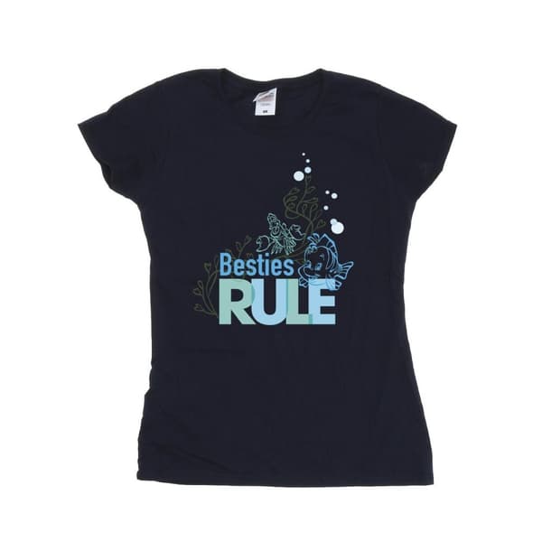 Disney Womens/Ladies The Little Mermaid Besties Cotton T-Shirt