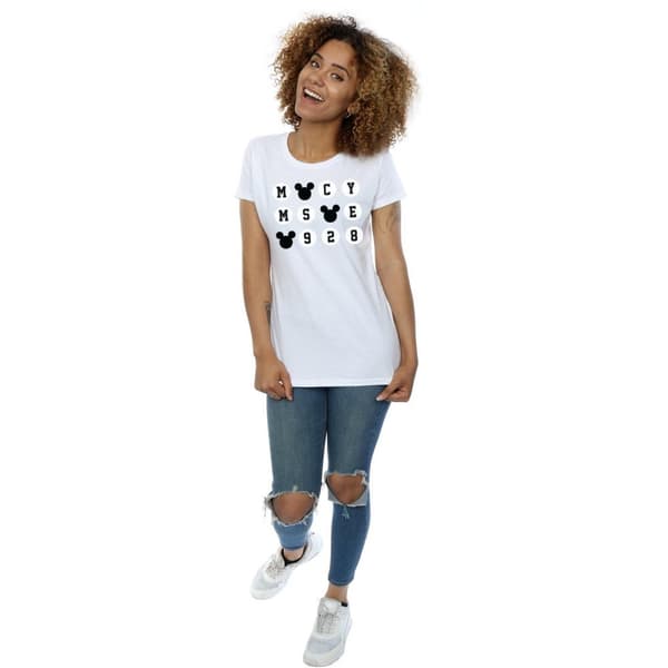 Disney Dam/Tjej Musse Pigg 1928 Cirklar T-shirt i bomull