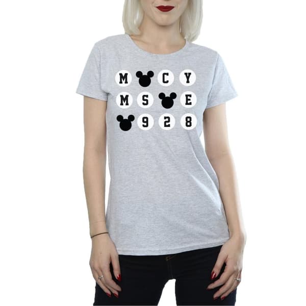 Disney Dam/Tjej Musse Pigg 1928 Cirklar T-shirt i bomull