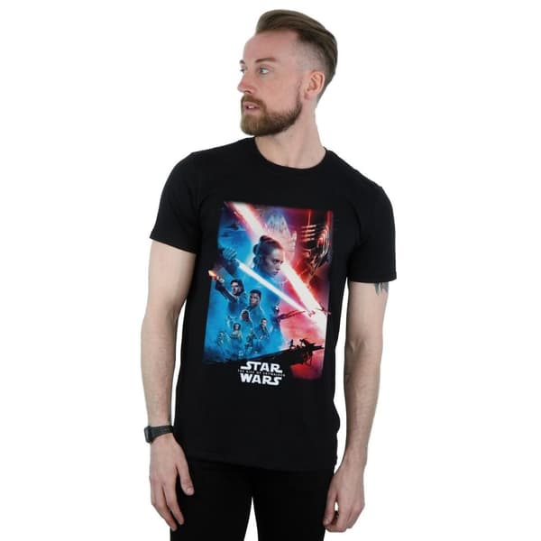 Star Wars Mens The Rise Of Skywalker Theatrical Poster T-Shirt