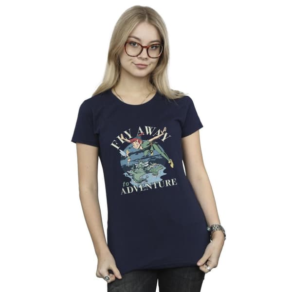Disney Dam/dam Peter Pan Fly Away To Adventure - T-shirt i bomull