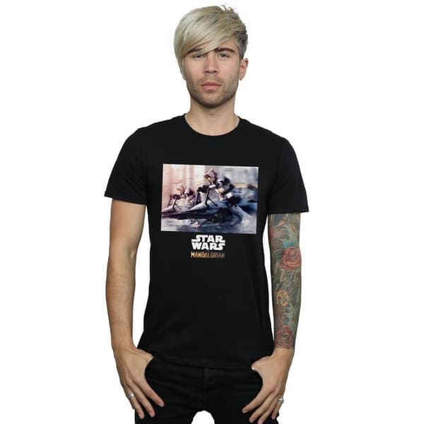 Star Wars Mens The Mandalorian Scout Troopers T-Shirt