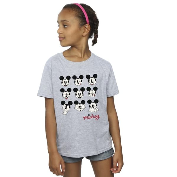 Disney T-shirt i bomull med Musse Piggs många ansikten