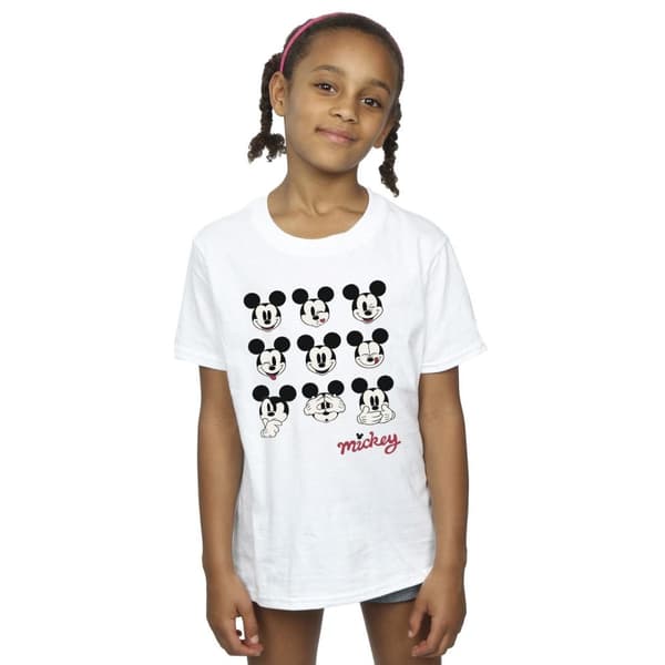 Disney T-shirt i bomull med Musse Piggs många ansikten