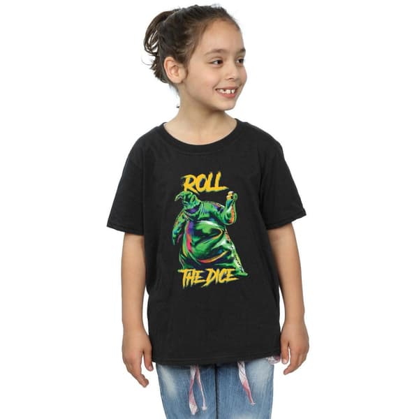 Disney Girls Nightmare Before Christmas Oogie Boogie Dice Cotton T-Shirt