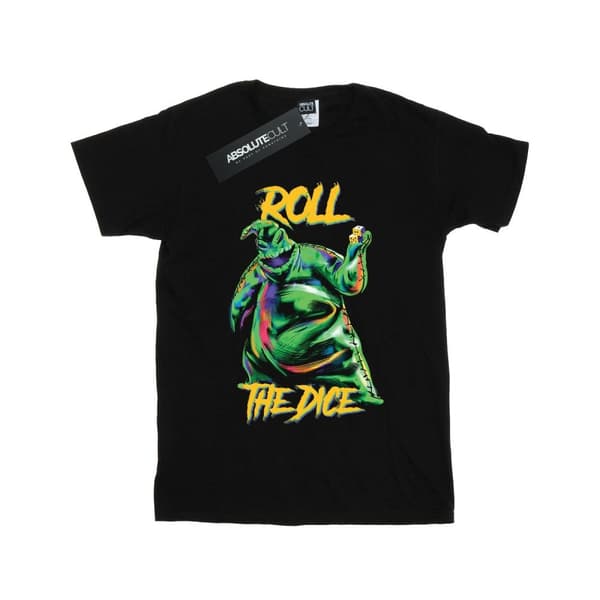 Disney Girls Nightmare Before Christmas Oogie Boogie Dice Cotton T-Shirt