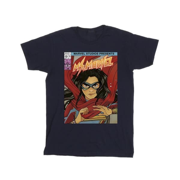 Marvel Boys Ms Marvel Comic Poster T-Shirt