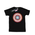 Miniatyrbillede 1 af 3: Marvel Mens Captain America Sketched Shield T-Shirt