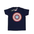 Miniatyrbillede 1 af 3: Marvel Mens Captain America Sketched Shield T-Shirt