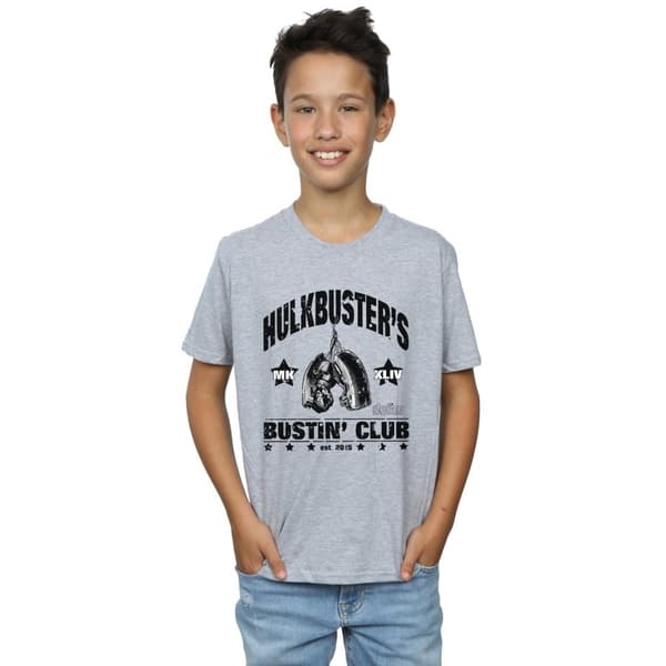 Marvel Boys Iron Man Hulkbuster´s Bustin´ Club T-Shirt