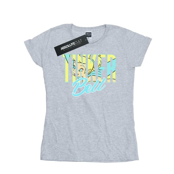 Disney Dam/Tjej Tinker Bell Wording Infill Bomulls-T-shirt