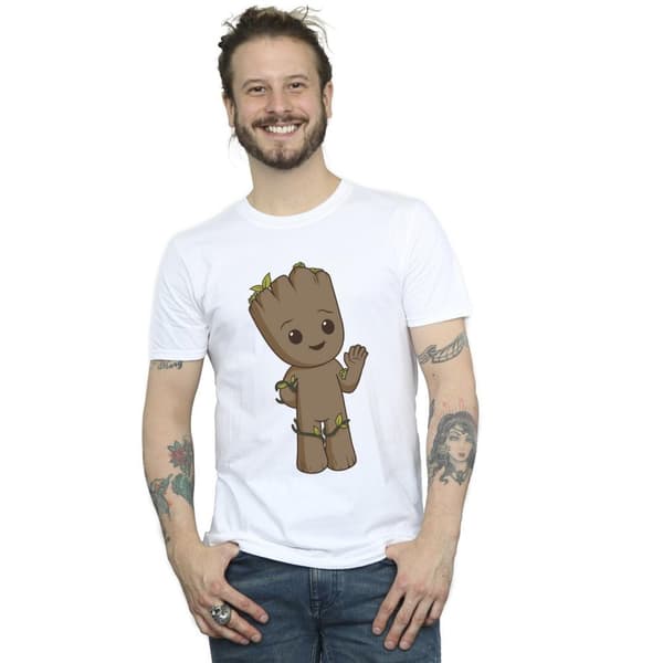 Marvel Mens I Am Groot Cute Groot T-Shirt