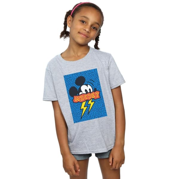 Disney Musse Pigg 90-tals Flash T-shirt i bomull för flickor