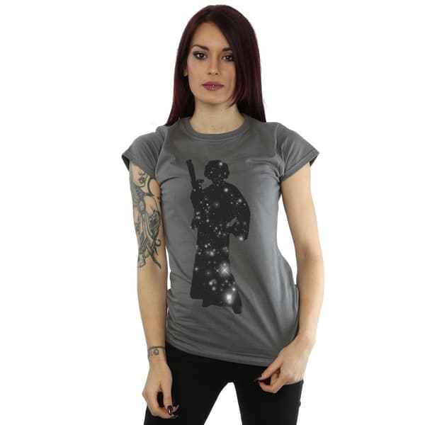 Star Wars Womens/Ladies Princess Leia Stars Cotton T-Shirt