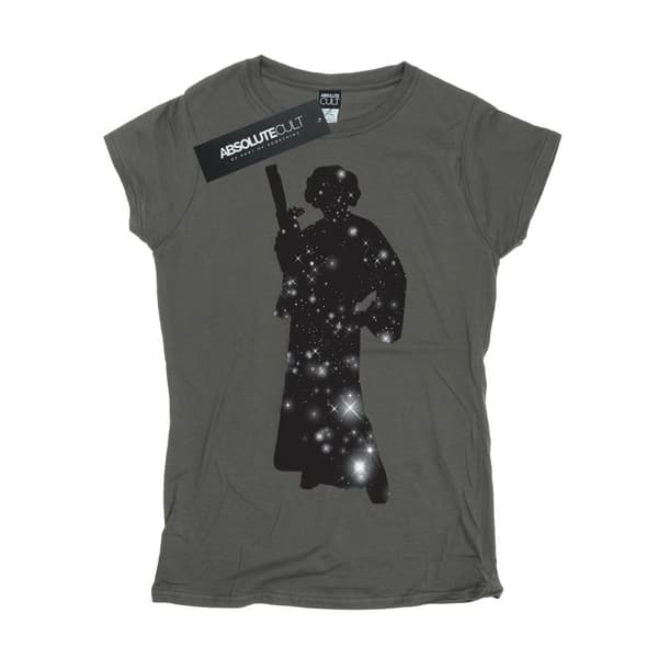 Star Wars Womens/Ladies Princess Leia Stars Cotton T-Shirt