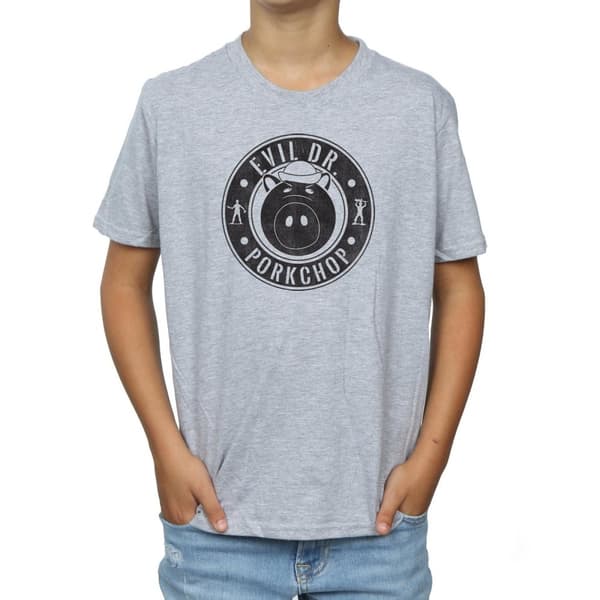 Disney T-shirt med logotyp för pojkar Toy Story Evil Dr Pork Chop