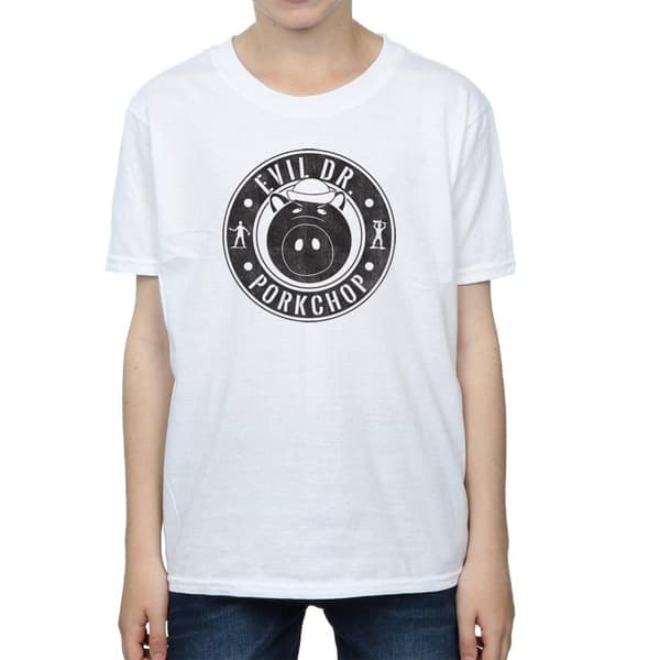 Disney T-shirt med logotyp för pojkar Toy Story Evil Dr Pork Chop