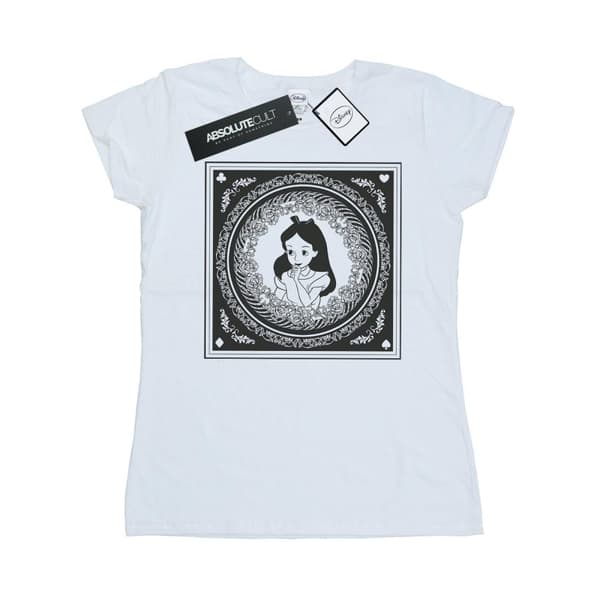 Disney Womens/Ladies Alice In Wonderland Box Cotton T-Shirt