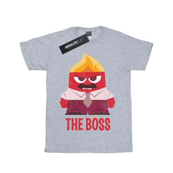 Disney Pojkar Inside Out Anger The Boss T-shirt