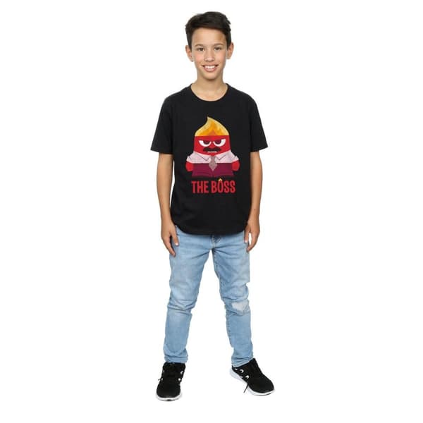 Disney Pojkar Inside Out Anger The Boss T-shirt