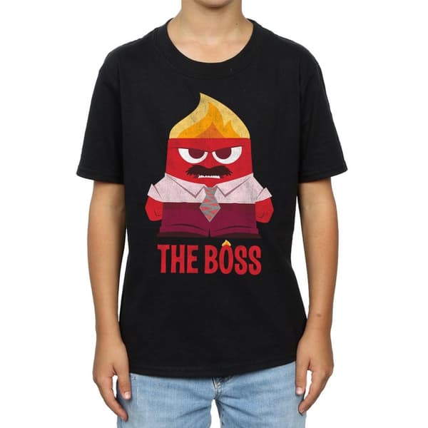 Disney Pojkar Inside Out Anger The Boss T-shirt