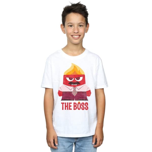 Disney Pojkar Inside Out Anger The Boss T-shirt