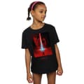 Pikkukuva 2 / 5: Star Wars Girls The Last Jedi Red Poster Cotton T-Shirt