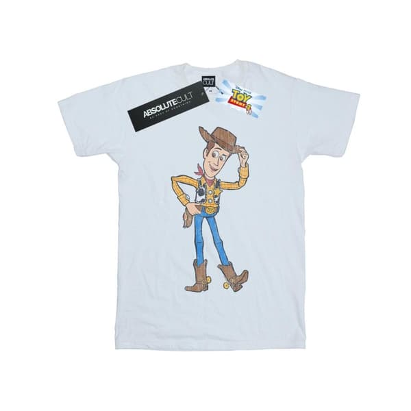 Disney Girls Toy Story 4 Sheriff Woody Pose Cotton T-Shirt