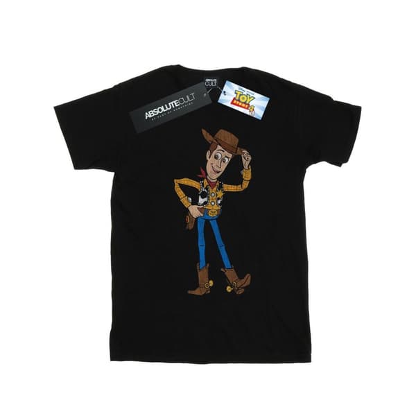 Disney Girls Toy Story 4 Sheriff Woody Pose Cotton T-Shirt
