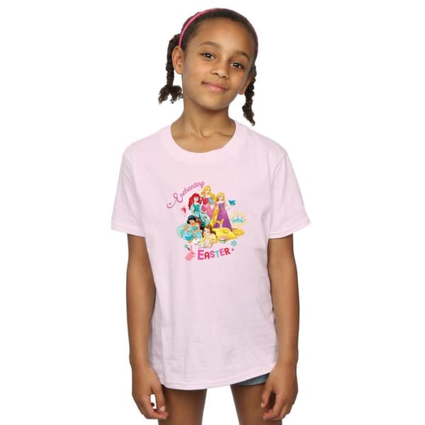 Disney Girls Princesses Enchanted Easter T-shirt i bomull