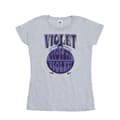 Miniatyrbillede 1 af 2: Willy Wonka Womens/Ladies Violet Turning Violet Cotton T-Shirt