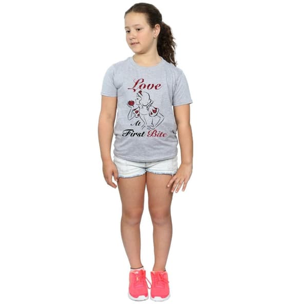 Disney Princess Girls Love At First Bite Cotton T-Shirt