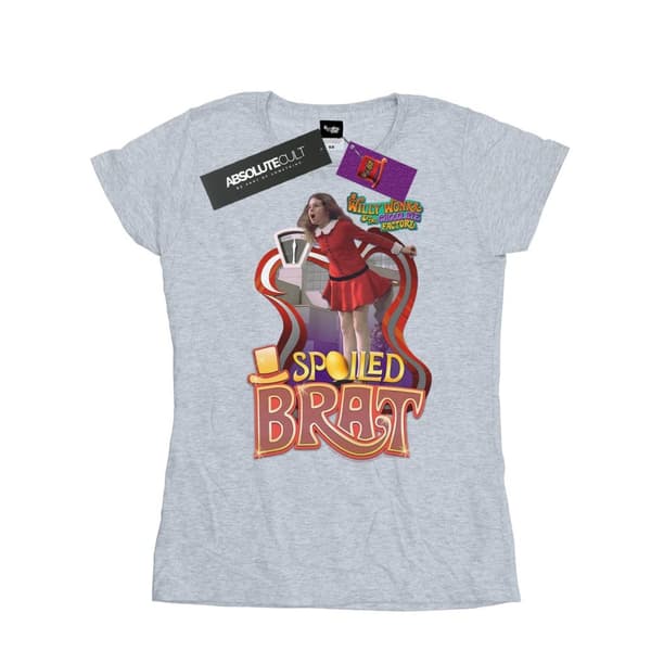 Willy Wonka And The Chocolate Factory Dam/Tjej - Spoiled Brat - T-shirt i bomull