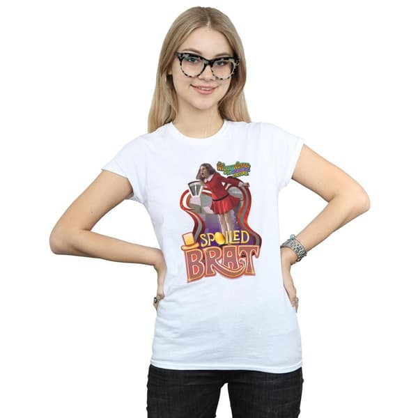Willy Wonka And The Chocolate Factory Dam/Tjej - Spoiled Brat - T-shirt i bomull